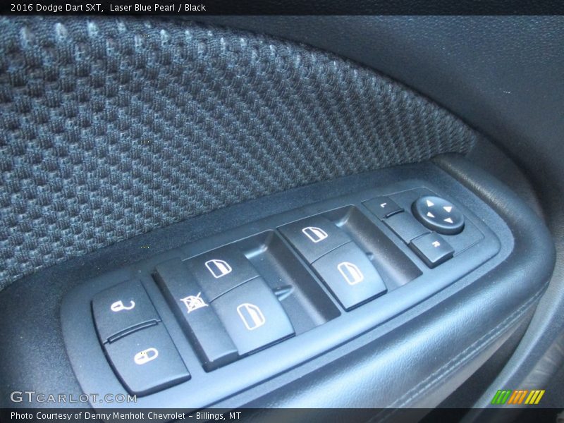 Laser Blue Pearl / Black 2016 Dodge Dart SXT