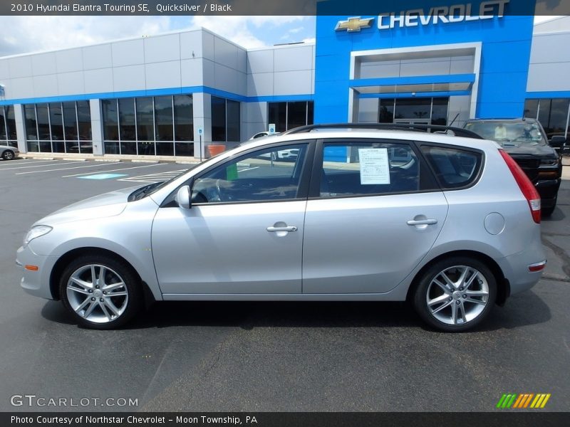 Quicksilver / Black 2010 Hyundai Elantra Touring SE