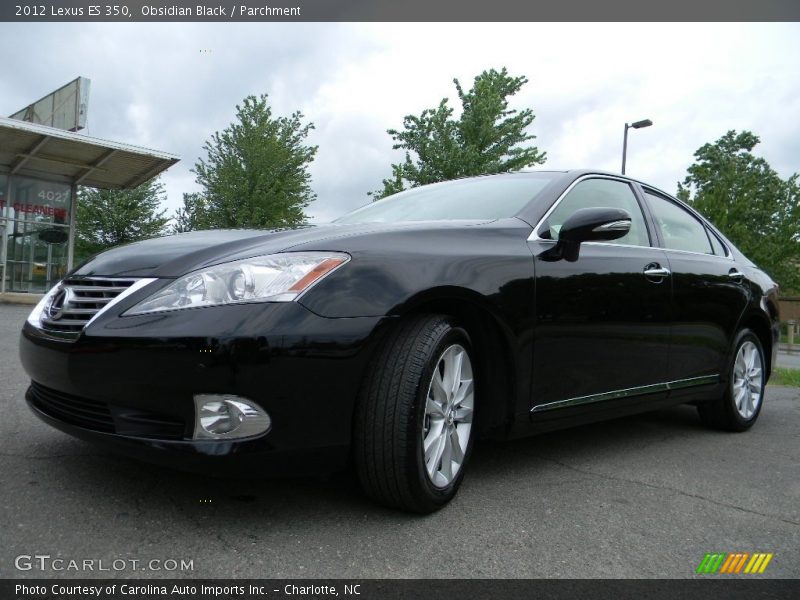 Obsidian Black / Parchment 2012 Lexus ES 350