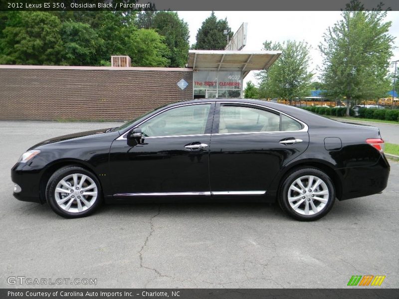 Obsidian Black / Parchment 2012 Lexus ES 350