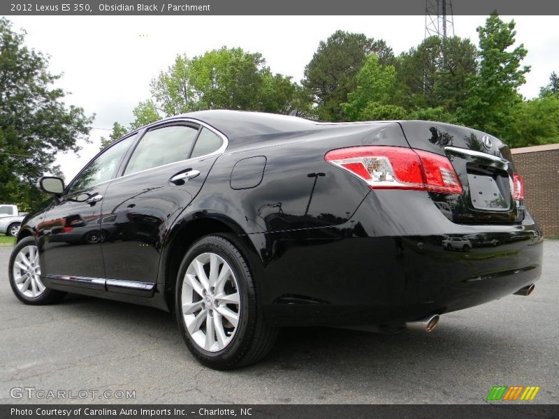 Obsidian Black / Parchment 2012 Lexus ES 350