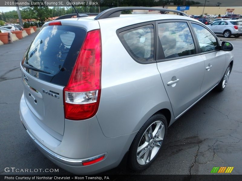 Quicksilver / Black 2010 Hyundai Elantra Touring SE