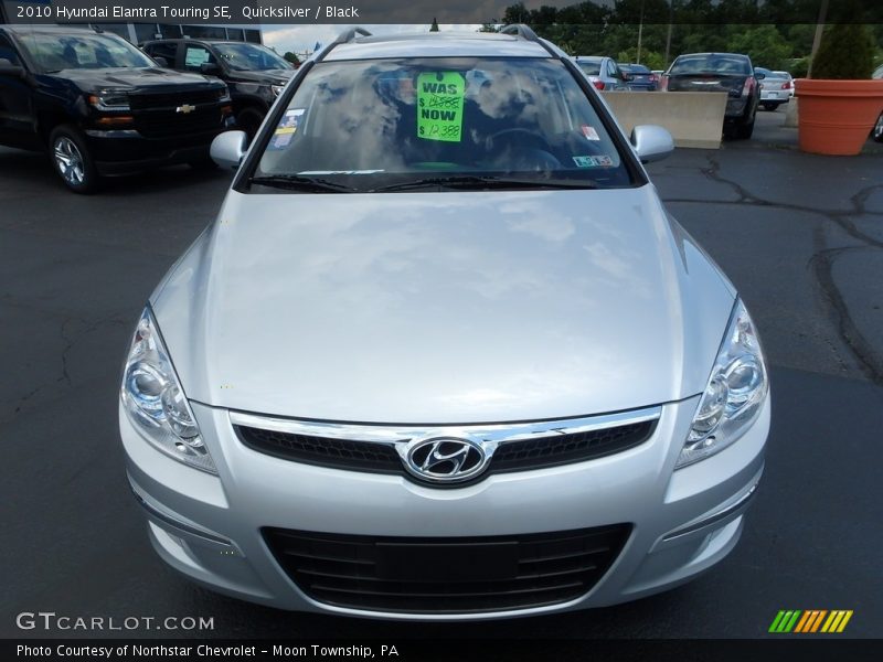 Quicksilver / Black 2010 Hyundai Elantra Touring SE