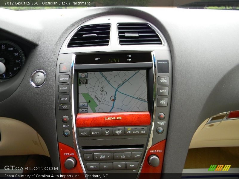 Obsidian Black / Parchment 2012 Lexus ES 350