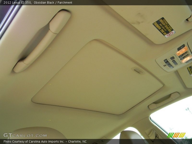 Obsidian Black / Parchment 2012 Lexus ES 350