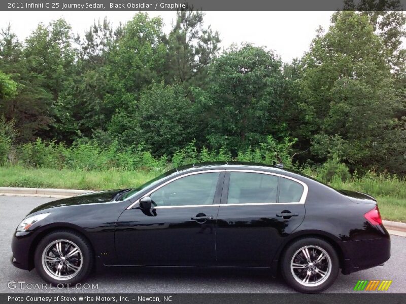 Black Obsidian / Graphite 2011 Infiniti G 25 Journey Sedan