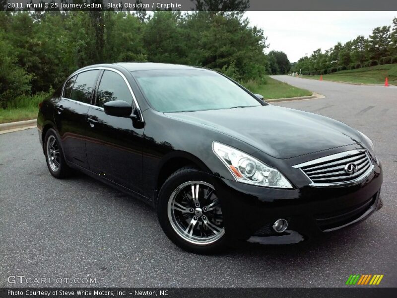 Black Obsidian / Graphite 2011 Infiniti G 25 Journey Sedan