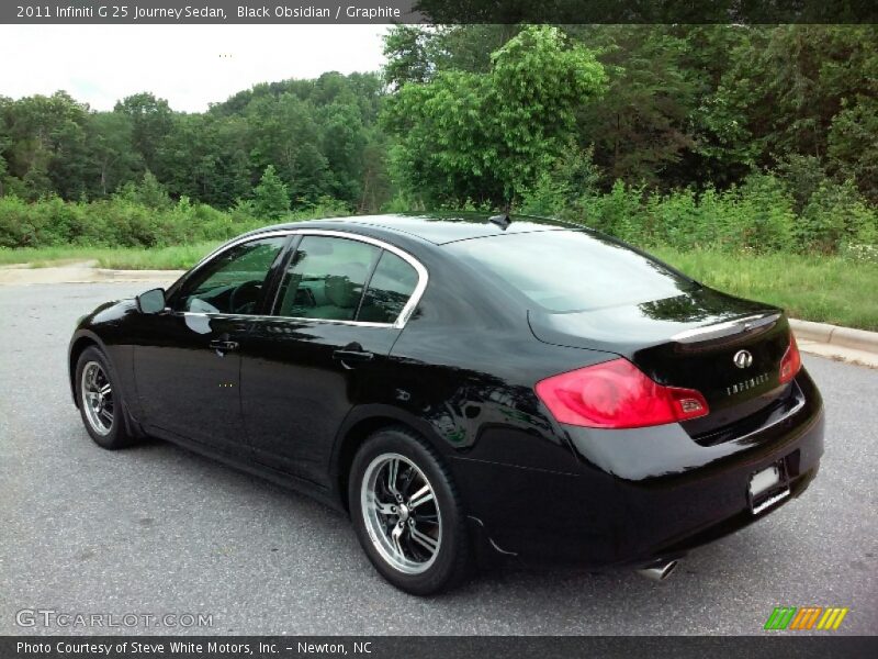 Black Obsidian / Graphite 2011 Infiniti G 25 Journey Sedan