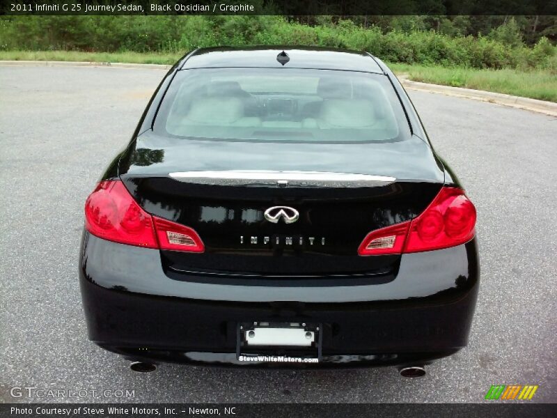 Black Obsidian / Graphite 2011 Infiniti G 25 Journey Sedan