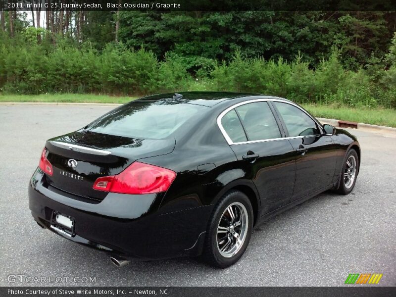 Black Obsidian / Graphite 2011 Infiniti G 25 Journey Sedan