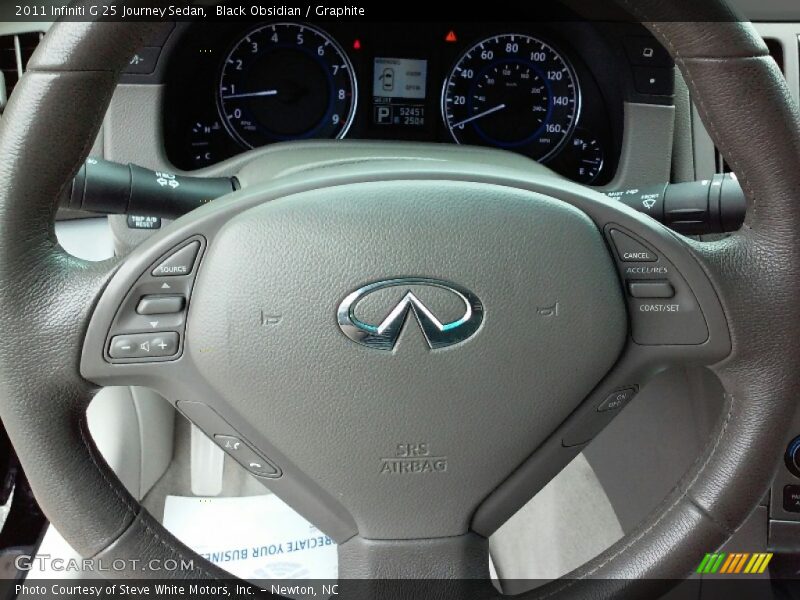 Black Obsidian / Graphite 2011 Infiniti G 25 Journey Sedan