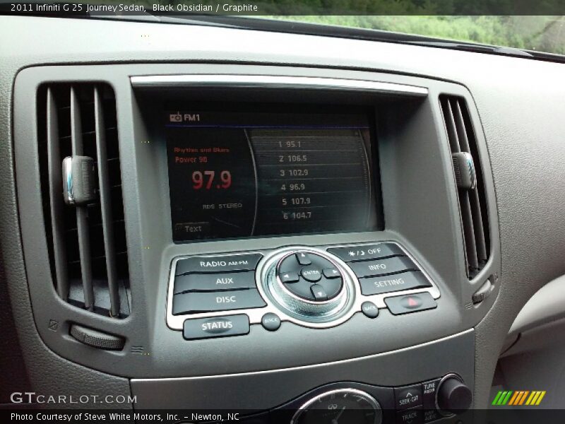 Black Obsidian / Graphite 2011 Infiniti G 25 Journey Sedan