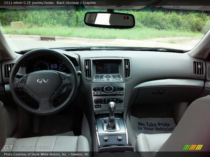 Black Obsidian / Graphite 2011 Infiniti G 25 Journey Sedan