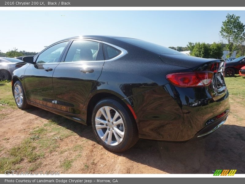 Black / Black 2016 Chrysler 200 LX