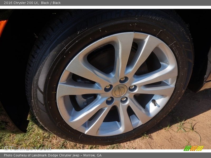 Black / Black 2016 Chrysler 200 LX
