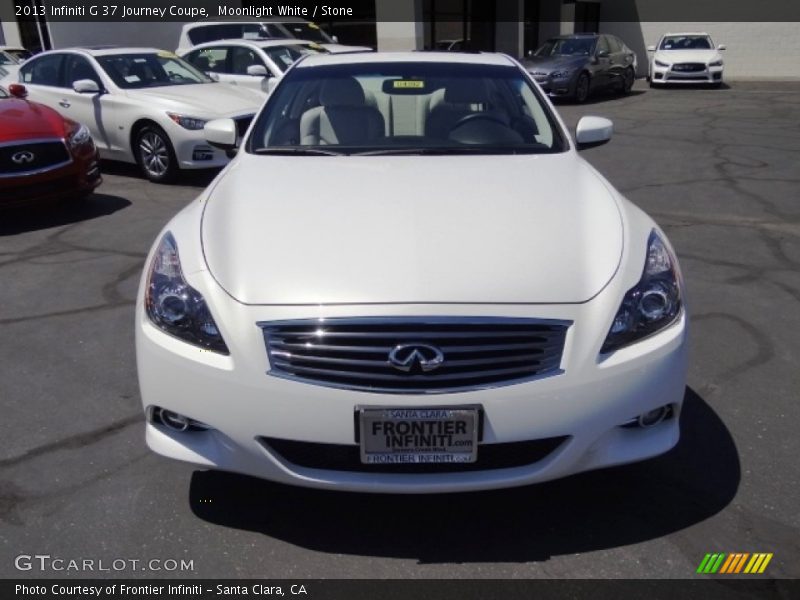 Moonlight White / Stone 2013 Infiniti G 37 Journey Coupe