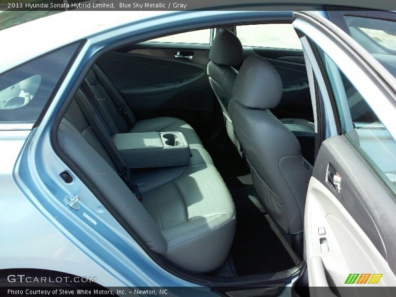 Blue Sky Metallic / Gray 2013 Hyundai Sonata Hybrid Limited