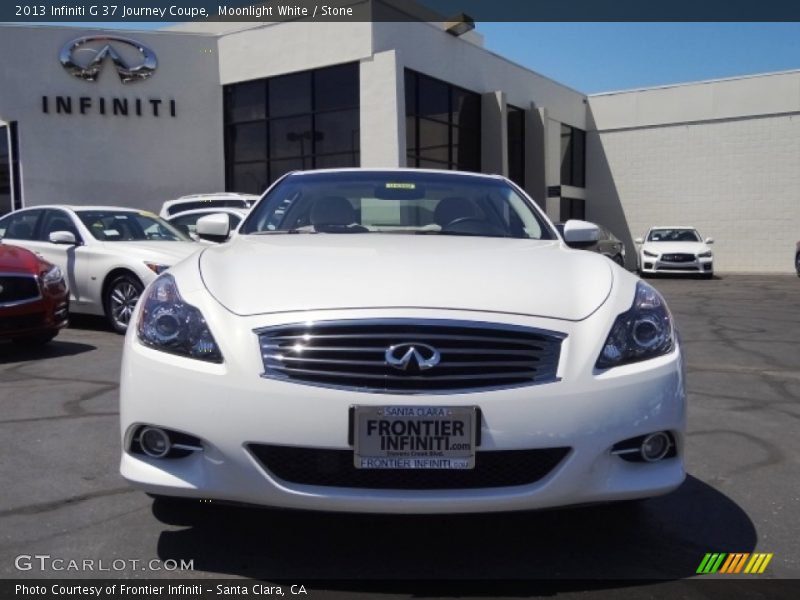 Moonlight White / Stone 2013 Infiniti G 37 Journey Coupe