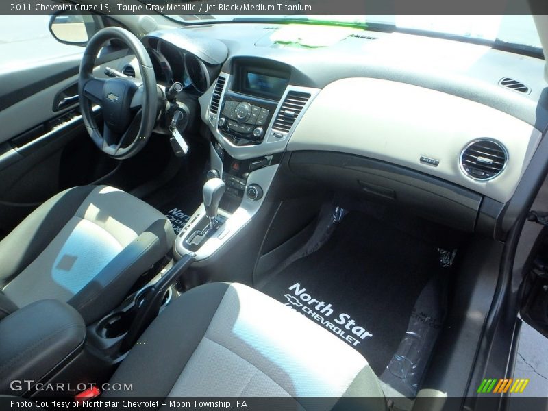 Taupe Gray Metallic / Jet Black/Medium Titanium 2011 Chevrolet Cruze LS