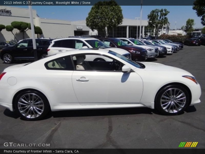 Moonlight White / Stone 2013 Infiniti G 37 Journey Coupe