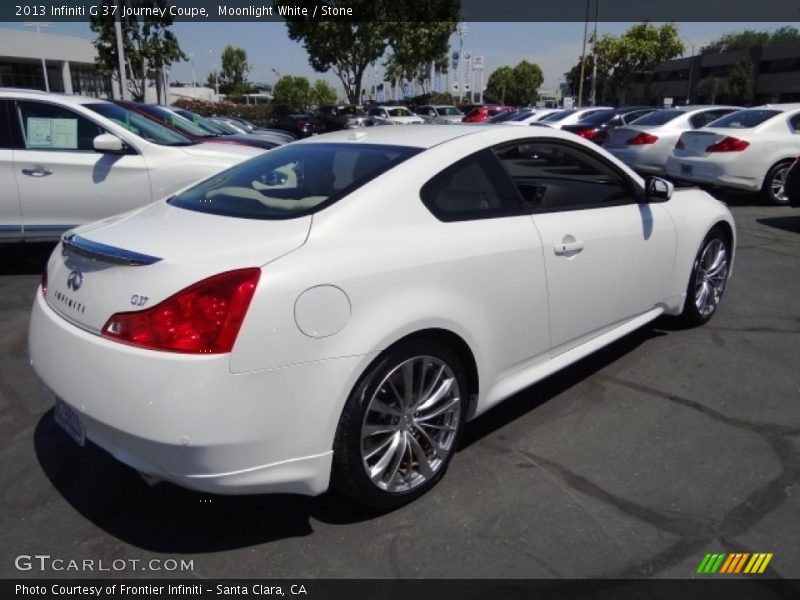 Moonlight White / Stone 2013 Infiniti G 37 Journey Coupe