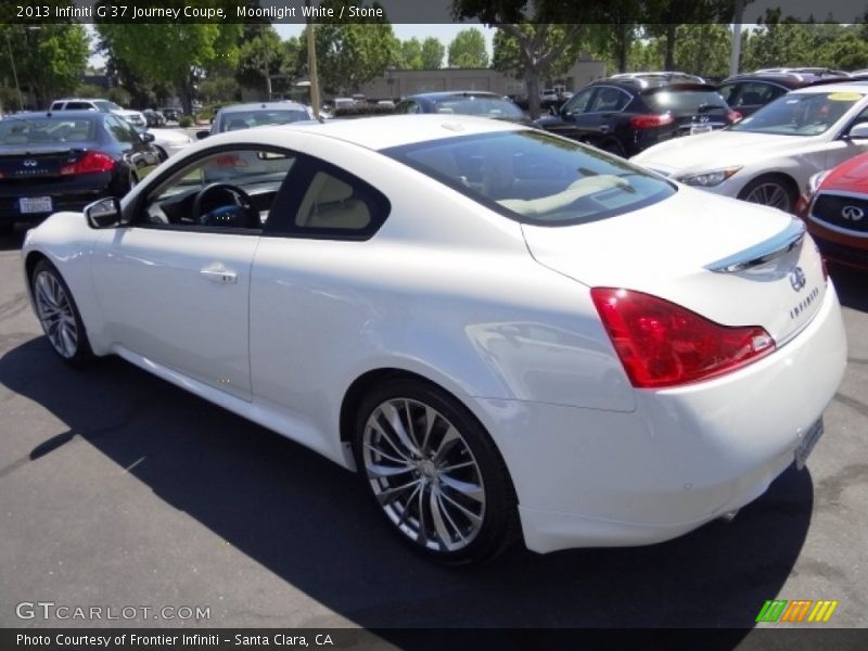 Moonlight White / Stone 2013 Infiniti G 37 Journey Coupe