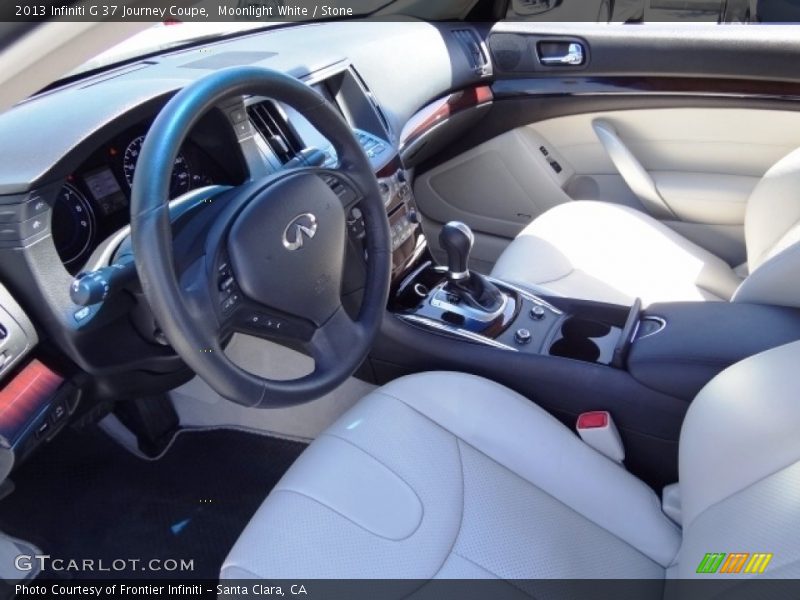 Moonlight White / Stone 2013 Infiniti G 37 Journey Coupe