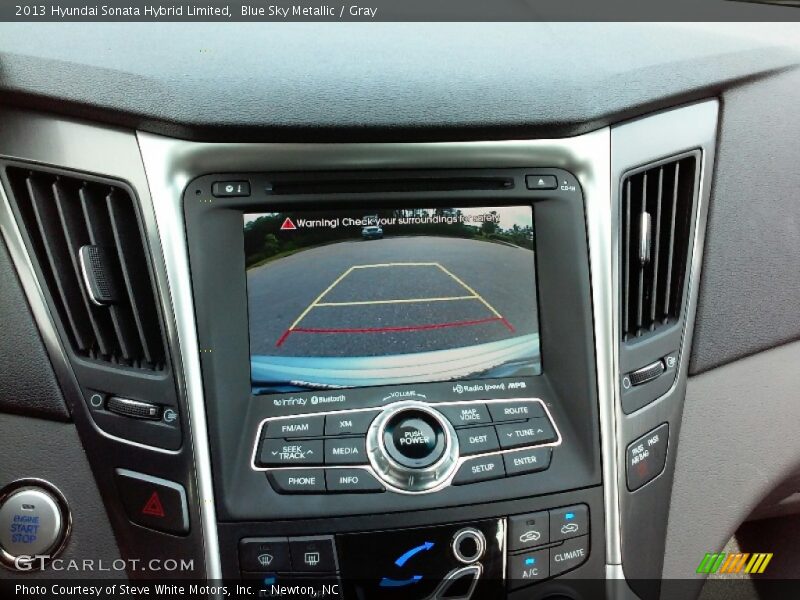 Blue Sky Metallic / Gray 2013 Hyundai Sonata Hybrid Limited