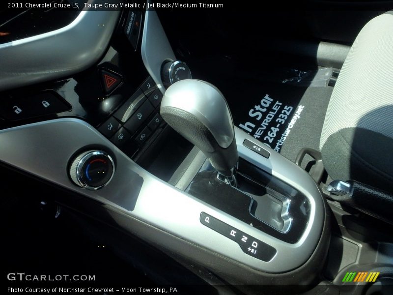 Taupe Gray Metallic / Jet Black/Medium Titanium 2011 Chevrolet Cruze LS