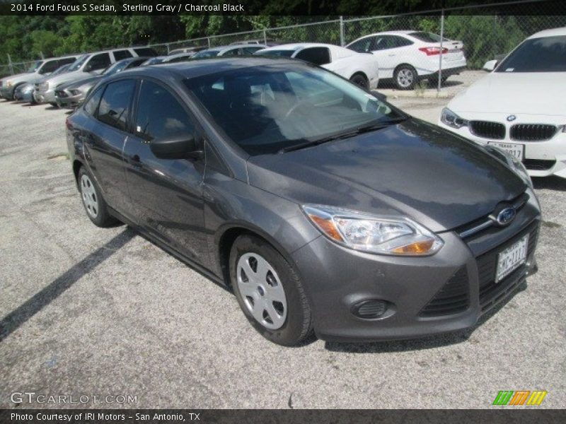 Sterling Gray / Charcoal Black 2014 Ford Focus S Sedan