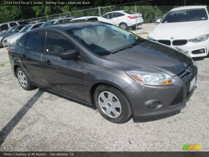 Sterling Gray / Charcoal Black 2014 Ford Focus S Sedan