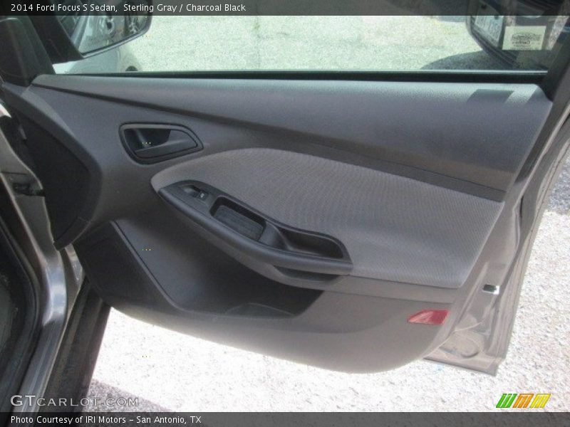 Sterling Gray / Charcoal Black 2014 Ford Focus S Sedan