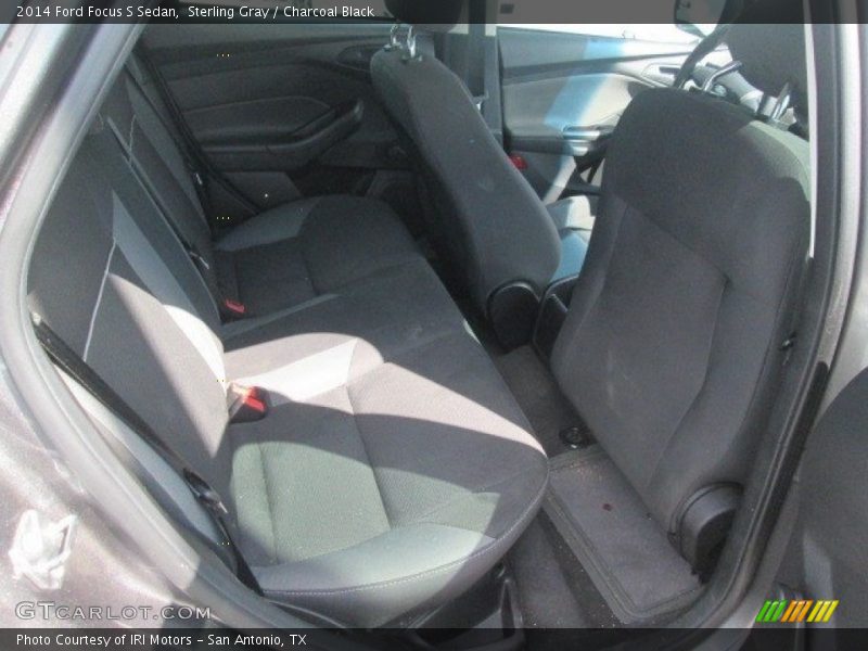 Sterling Gray / Charcoal Black 2014 Ford Focus S Sedan