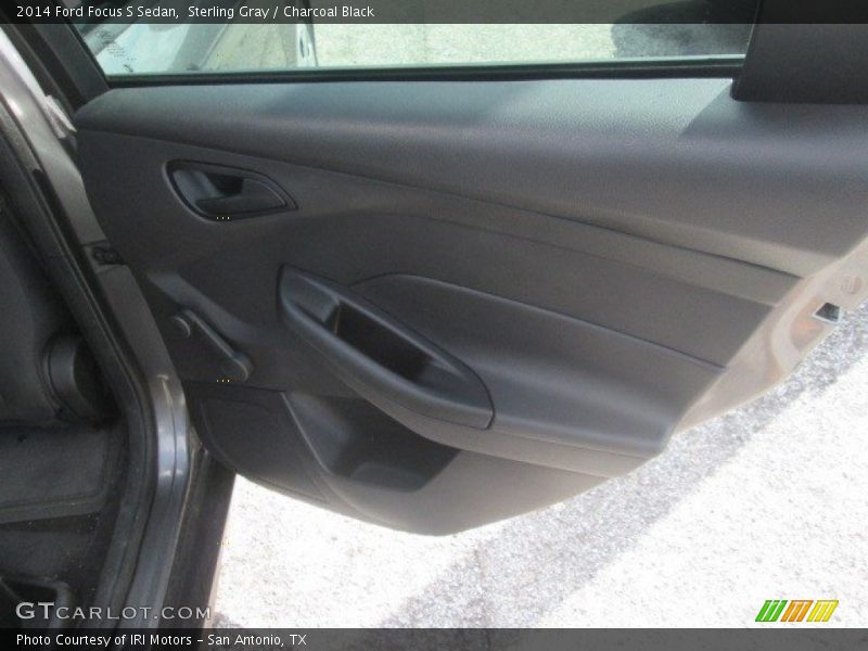 Sterling Gray / Charcoal Black 2014 Ford Focus S Sedan