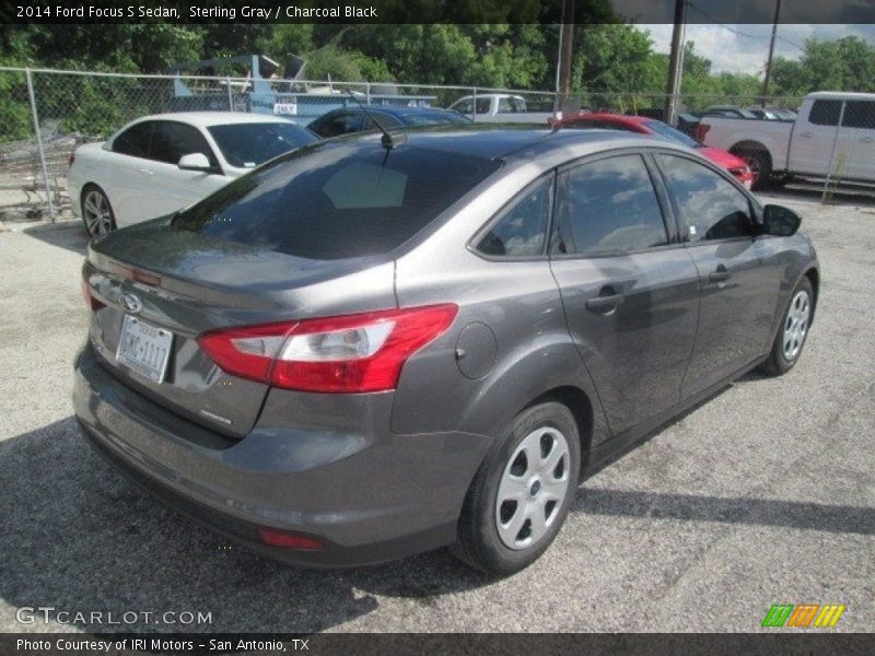 Sterling Gray / Charcoal Black 2014 Ford Focus S Sedan