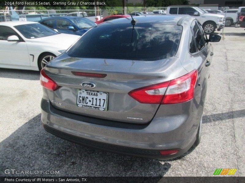 Sterling Gray / Charcoal Black 2014 Ford Focus S Sedan