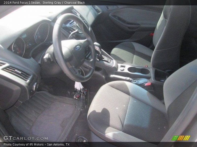 Sterling Gray / Charcoal Black 2014 Ford Focus S Sedan