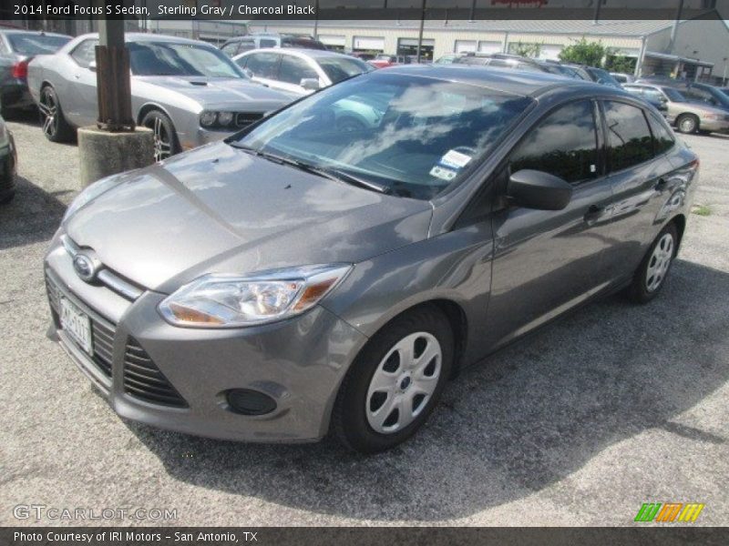 Sterling Gray / Charcoal Black 2014 Ford Focus S Sedan
