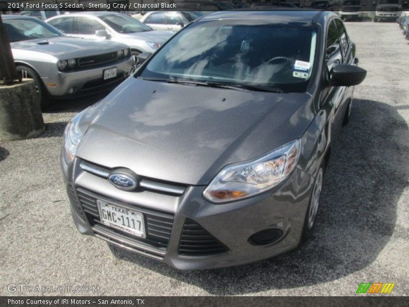 Sterling Gray / Charcoal Black 2014 Ford Focus S Sedan