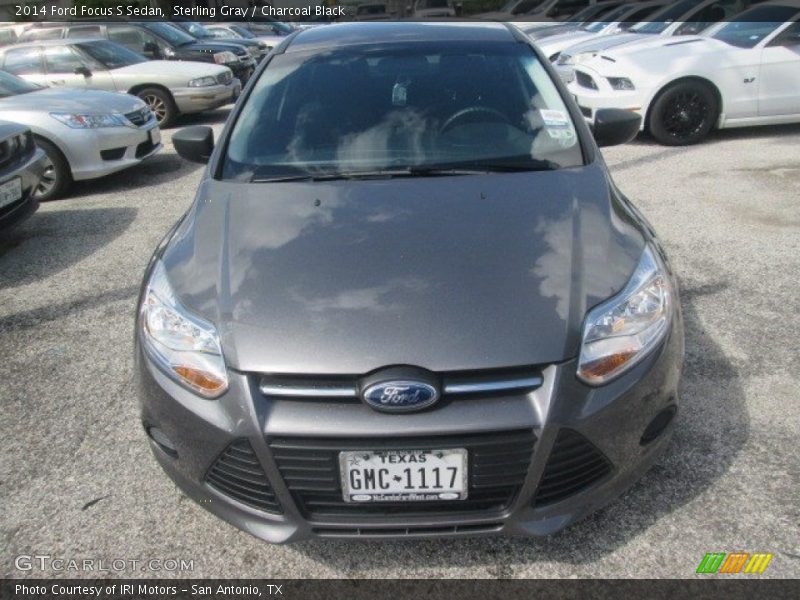 Sterling Gray / Charcoal Black 2014 Ford Focus S Sedan