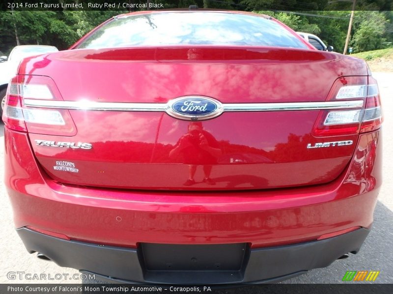 Ruby Red / Charcoal Black 2014 Ford Taurus Limited