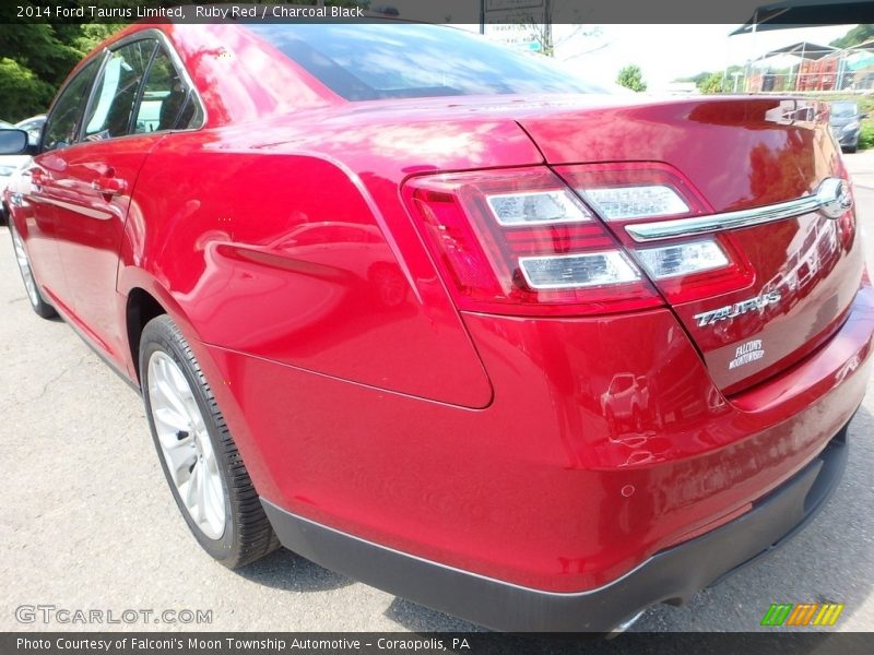 Ruby Red / Charcoal Black 2014 Ford Taurus Limited