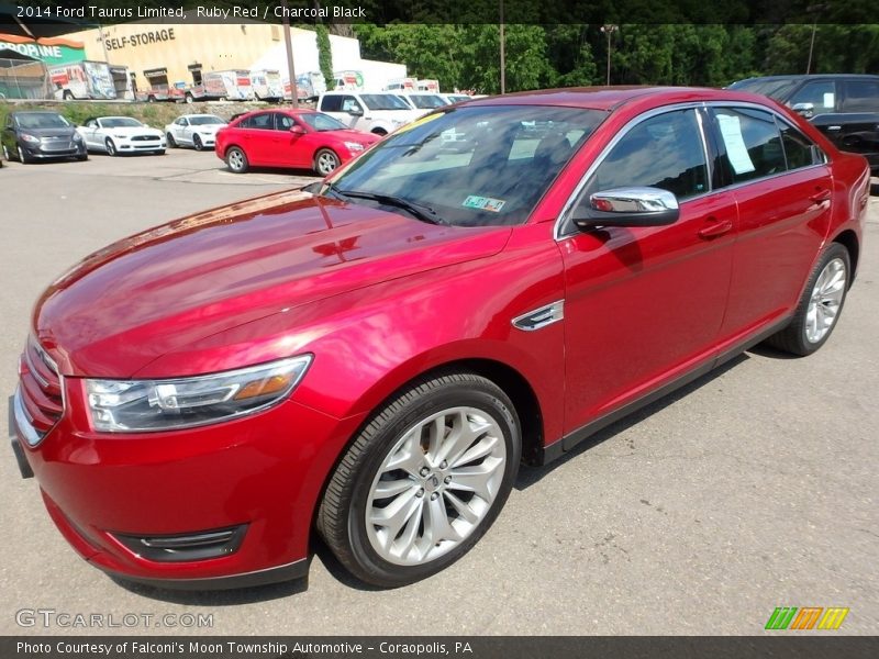 Ruby Red / Charcoal Black 2014 Ford Taurus Limited