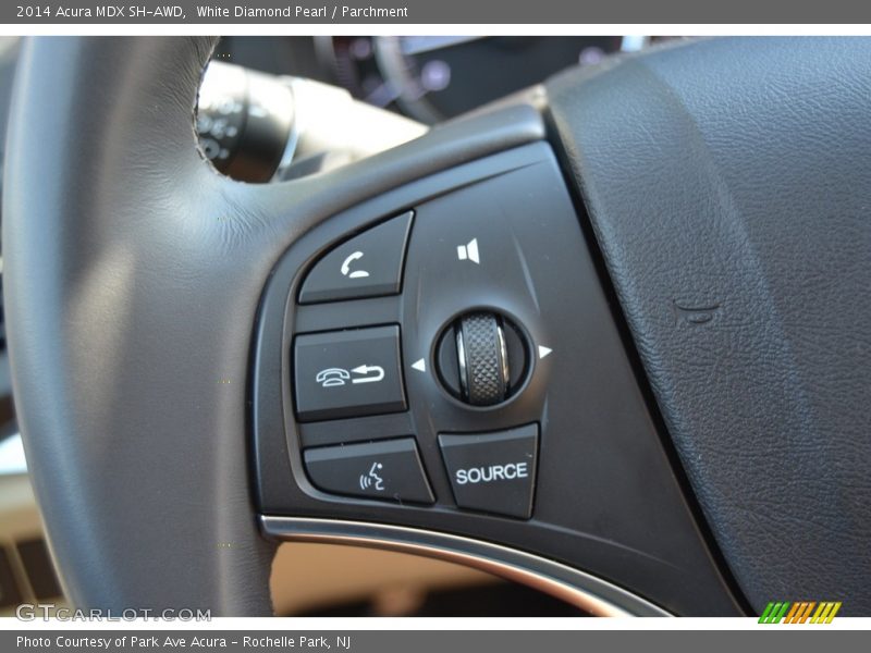 White Diamond Pearl / Parchment 2014 Acura MDX SH-AWD
