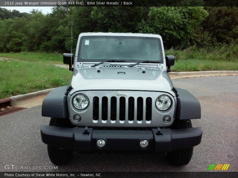 Billet Silver Metallic / Black 2016 Jeep Wrangler Unlimited Sport 4x4 RHD