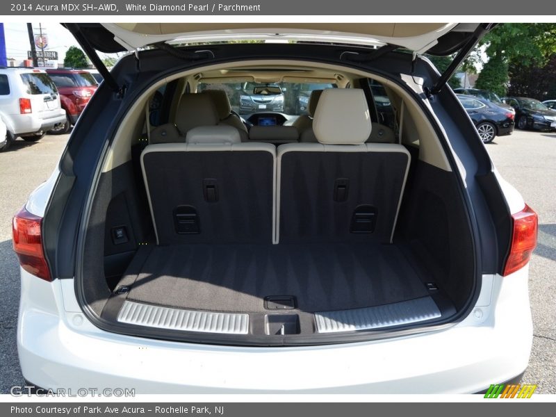 White Diamond Pearl / Parchment 2014 Acura MDX SH-AWD
