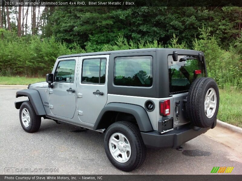  2016 Wrangler Unlimited Sport 4x4 RHD Billet Silver Metallic