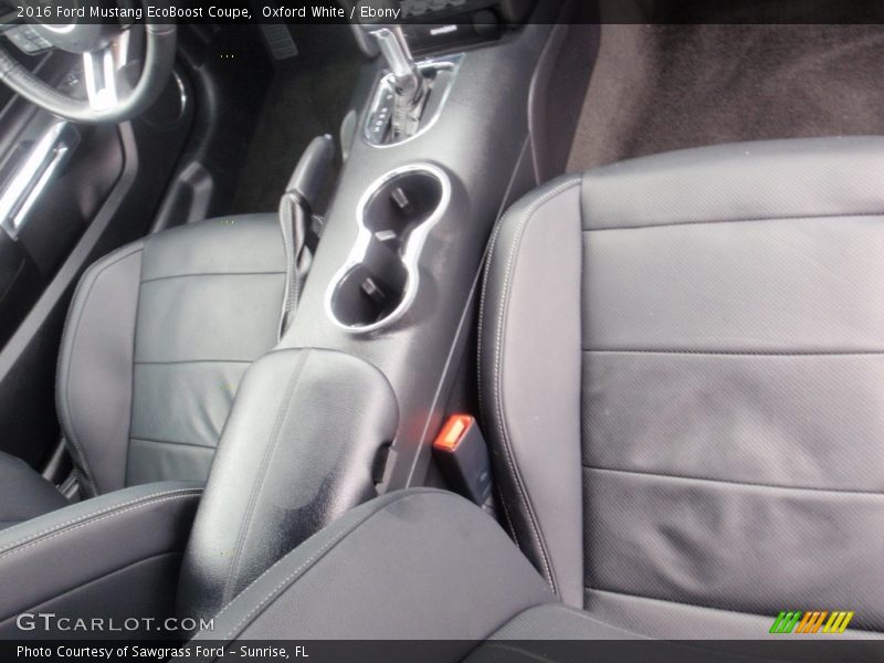 Oxford White / Ebony 2016 Ford Mustang EcoBoost Coupe