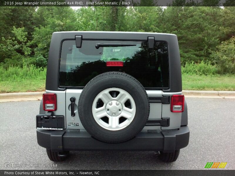 Billet Silver Metallic / Black 2016 Jeep Wrangler Unlimited Sport 4x4 RHD