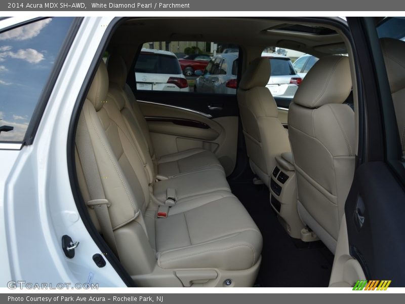 White Diamond Pearl / Parchment 2014 Acura MDX SH-AWD